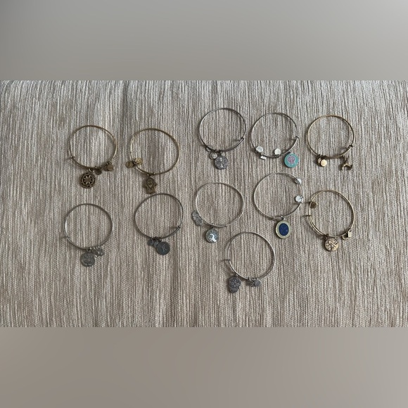Alex and Ani Jewelry - Lot of 11 Assorted Alex And Ani Bracelets Silver And Gold Tone